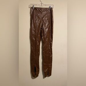 SBetro Brown Leather pants size S